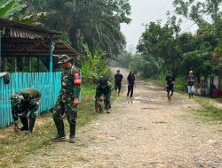 Semangat TNI Dan Rakyat Tak Pernah Padam Gotong Royong Warnai TMMD Reguler Ke-130