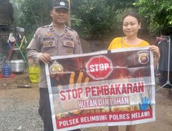 Cegah Karhutla Polsek Belimbing Gencarkan Patroli Dan Imbau Warga Tidak Membakar Lahan