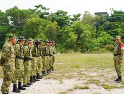 Asah Kemampuan Prajurit Korem 121/Abw Gelar Latbakjatri Semester II Tahun 2026