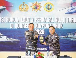 Kodaeral XII Gelar Sosialisasi Hukum Laut Perkuat Profesionalisme Prajurit Dalam Penegakan Hukum