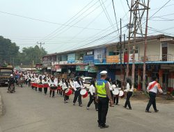 Polres Landak Amankan Jalur Pawai Hari Santri Nasional 2026 Pastikan Kegiatan Berjalan Lancar