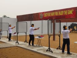 Kodaeral XII Asah Kemampuan Dan Profesionalisme Prajurit Melalui Latihan Menembak Pistol