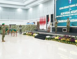 Pangdam XII/Tpr Pimpin Sertijab Pejabat Dan Alih Kodal Kesatuan Di Makodam