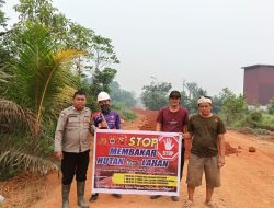 Cegah Karhutla Sejak Dini Bhabinkamtibmas Polsek Sandai Ajak Warga Batu Lapis Peduli Lingkungan
