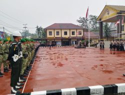 Kodim 1204/Sanggau Hadiri Apel Gelar Pasukan Operasi Patuh Kapuas 2026 Dukung Tertib Berlalu Lintas