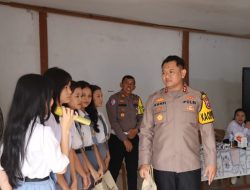 Wujud Nyata Polisi Peduli Pendidikan Polres Melawi Sambangi SMA Bina Kusuma