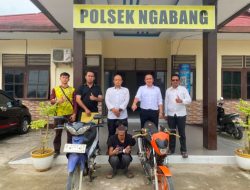 Tak Sampai 24 Jam Unit Reskrim Polsek Ngabang Berhasil Ungkap Kasus Pencurian Motor Di Tubang Raeng Dan Munggu