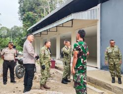 Pastikan Pembangunan Berjalan Optimal Dandim 1206/Psb Bersama Kapolres Kapuas Hulu Tinjau Langsung Progres KDKMP Di Hulu Gurung