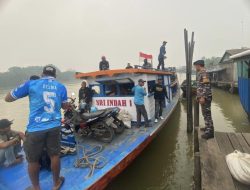 Pastikan Keamanan Transportasi Perairan Posal Muara Kubu Pantau Kedatangan KM Sri Indah