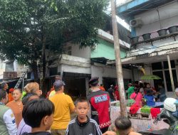 Polres Melawi Siagakan Personel Di Lokasi Kebakaran