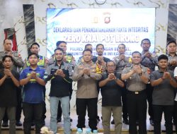 Polres Melawi Gandeng Bengkel Dan Komunitas Motor Teken Pakta Integritas Zero Knalpot Brong