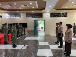 Bentuk Generasi Muda Berkarakter Dan Berjiwa Nasionalis Kasdim 1206/Psb Pimpin Upacara Pembukaan Persami KKRI Triwulan lll TA 2026