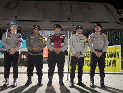 Polres Melawi Rutin Pantau Lokasi Dan Pengamanan TKP Kebakaran